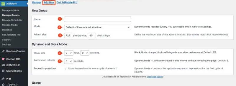 AdRotate_Groups